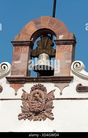 Ein Besuch der Stadt Querétaro, einer wichtigen Kolonialstadt Mexikos. Stockfoto