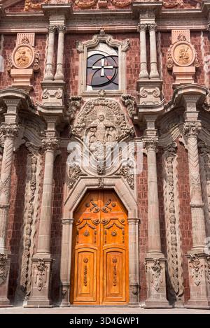 Ein Besuch der Stadt Querétaro, einer wichtigen Kolonialstadt Mexikos. Stockfoto