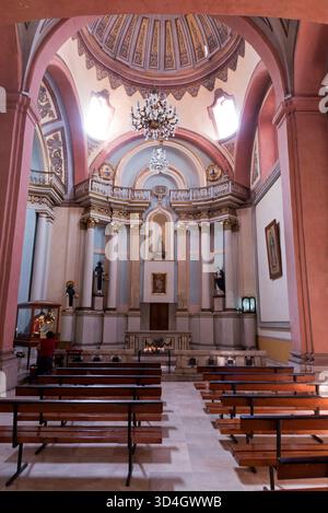 Ein Besuch der Stadt Querétaro, einer wichtigen Kolonialstadt Mexikos. Stockfoto