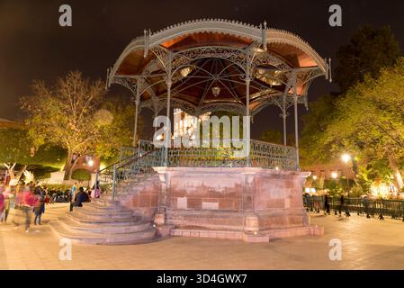Ein Besuch der Stadt Querétaro, einer wichtigen Kolonialstadt Mexikos. Stockfoto