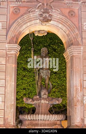 Ein Besuch der Stadt Querétaro, einer wichtigen Kolonialstadt Mexikos. Stockfoto