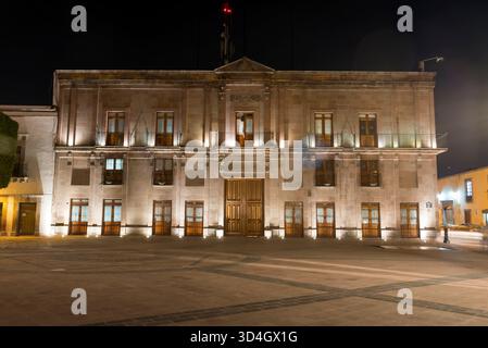 Ein Besuch der Stadt Querétaro, einer wichtigen Kolonialstadt Mexikos. Stockfoto