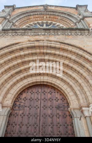 Kirche San Pedro, romanische Kirche in Avila, Kastilien und Leon, Spanien Stockfoto