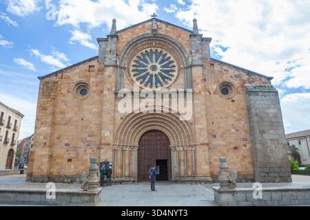 Kirche San Pedro, romanische Kirche in Avila, Kastilien und Leon, Spanien Stockfoto