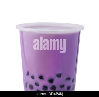 Essen, Bubble Tee in einer Plastiktasse Stockfoto