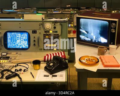 Die NASA überwachte Gemini und alle Apollo 11-Mondmissionen von diesem Ort aus. Stockfoto