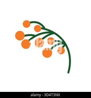 Thanksgiving-Clipart-Flachvektor, geeignet für alle Projekte. Stockfoto