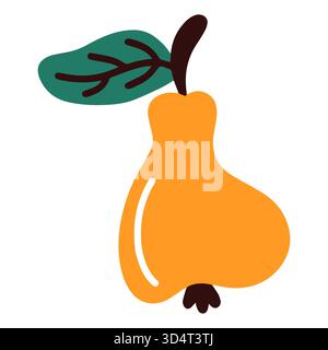 Thanksgiving-Clipart-Flachvektor, geeignet für alle Projekte. Stockfoto