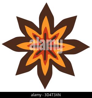 Thanksgiving-Clipart-Flachvektor, geeignet für alle Projekte. Stockfoto
