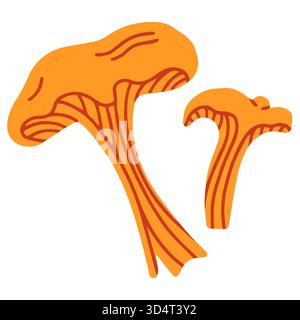 Thanksgiving-Clipart-Flachvektor, geeignet für alle Projekte. Stockfoto