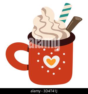Thanksgiving-Clipart-Flachvektor, geeignet für alle Projekte. Stockfoto
