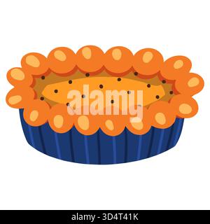 Thanksgiving-Clipart-Flachvektor, geeignet für alle Projekte. Stockfoto