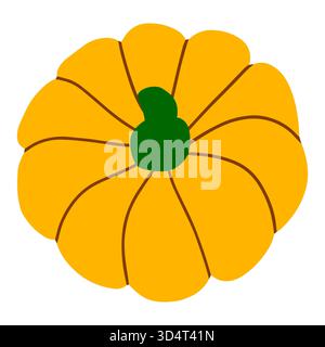 Thanksgiving-Clipart-Flachvektor, geeignet für alle Projekte. Stockfoto