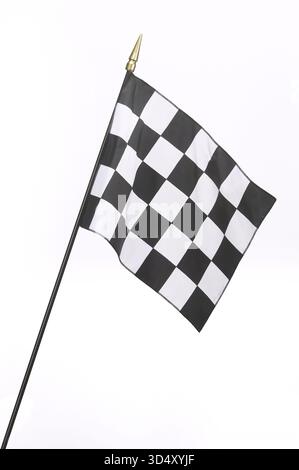 Karierte Flagge, USA Stockfoto