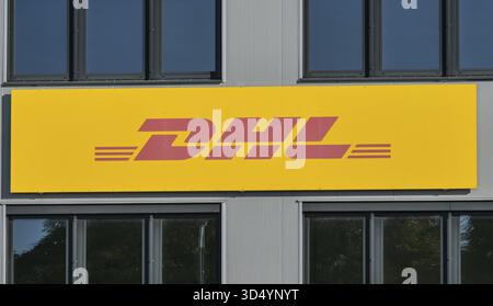 DHL-Lieferbasis Charlottenburg, Rohrdamm, Siemensstadt, Spandau, Berlin Stockfoto