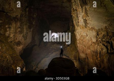 Son Doong Höhlenexpedition Stockfoto