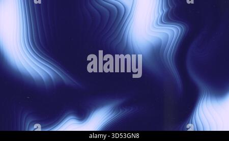 Abstrakter, körniger Hintergrund mit gemischter Textur in dunkelblauen Tönen. Tapete flüssige digitale Malerei für Header, Banner, Website und Social Media Post. Stockfoto