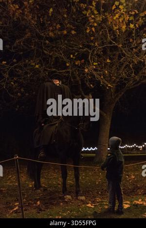 Halloween Nachtwanderung im Blenheim Palace, Woodstock, Großbritannien Stockfoto
