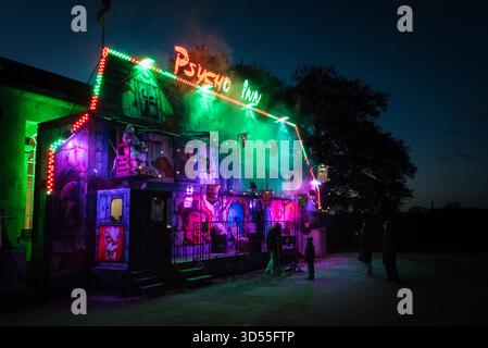 Halloween Nachtwanderung im Blenheim Palace, Woodstock, Großbritannien Stockfoto