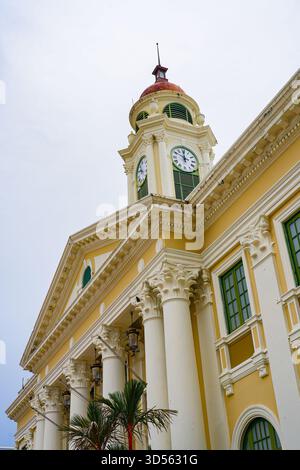 Mayagüez Alcaldía (Rathaus) im neoklassizistischen Stil, Plaza Colón, Puerto Rico Stockfoto
