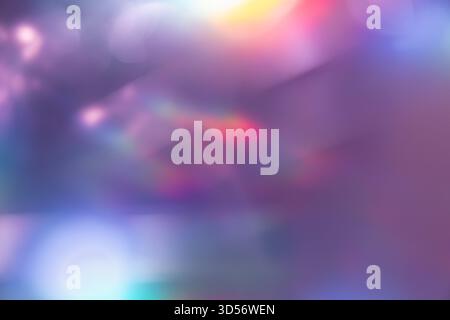 Holographischer Hintergrund aus weichem Pastellfarben Stockfoto