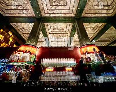 Loos American Bar, Art-Dco-Bar nach einem Entwurf von Adolf Loos, Wien, …sterreich Stockfoto