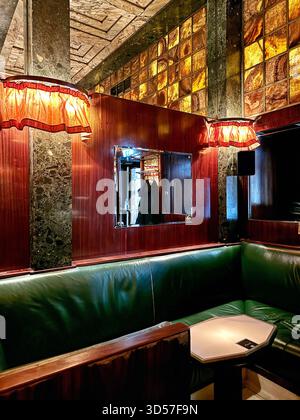 Loos American Bar, Art-Dco-Bar nach einem Entwurf von Adolf Loos, Wien, …sterreich Stockfoto