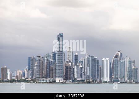 Skyline von Panama City in Panama City, Panama Stockfoto