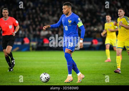 Paris, Frankreich. November 2025. Kylian MBAPPE aus Frankreich während der FIFA Fussball-Weltmeisterschaft 2026, Qualifikationsspiele, Fußballspiel der Gruppe D zwischen Frankreich und der Ukraine am 13. November 2025 im Parc des Princes-Stadion in Paris, Frankreich - Foto Matthieu Mirville/DPPI Credit: DPPI Media/Alamy Live News Stockfoto