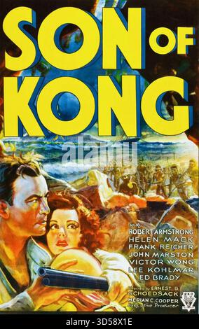 SON OF KONG 1933 RJO Pictures Film Stockfoto