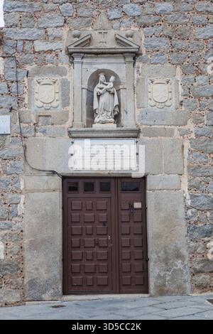 Convento de San Jose, das erste Kloster, das von der Heiligen Teresa von Jesus gegründet wurde. Avila, Castille und Leon, Spanien Stockfoto