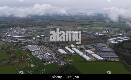 Silverstone Rennstrecke in Towcester, Großbritannien. Stockfoto