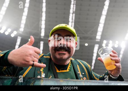 Torino, Italien. November 2025. Fans vor dem Spiel der Quilter Nations Series 2025 zwischen Italien und Südafrika im Juventus-Stadion in Turin, Nordwesten Italiens - 15. November 2025. Sport - Fußball (Foto: Fabio Ferrari/LaPresse) Credit: LaPresse/Alamy Live News Stockfoto