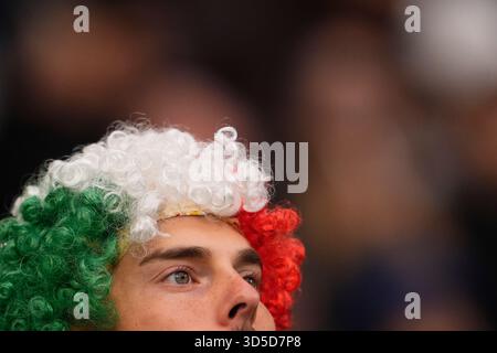 Torino, Italien. November 2025. Fans beim Spiel der Quilter Nations Series 2025 zwischen Italien und Südafrika im Juventus-Stadion in Turin, Nordwesten Italiens - 15. November 2025. Sport - Fußball (Foto: Fabio Ferrari/LaPresse) Credit: LaPresse/Alamy Live News Stockfoto