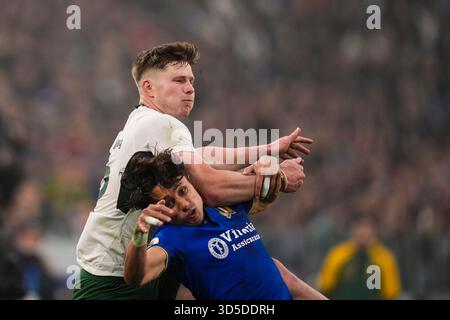 Torino, Italien. November 2025. -R während des Spiels der Quilter Nations Series 2025 zwischen Italien und Südafrika im Juventus-Stadion in Turin, Nordwesten Italiens - 15. November 2025. Sport - Fußball (Foto: Fabio Ferrari/LaPresse) Credit: LaPresse/Alamy Live News Stockfoto