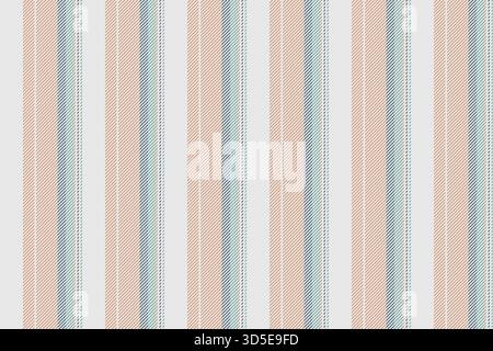 Qualität Textilgewebe Vektor, Site Textur Linien nahtlos. Vertikaler Streifen mit Hintergrundmuster im November in weiß und Orange. Stock Vektor
