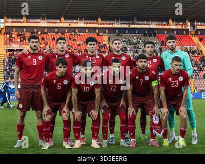 NAZIONALE UNTER 21 QUALIFICAZIONI CAMPIONATO EUROPEO ITALIA-ARMENIEN Stockfoto
