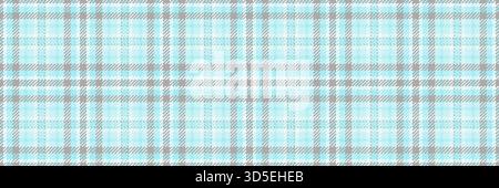 Schottenkaromuster mit MaschinenCheck, nahtloses Textil für die Kollektion. Direkter Stoff-Hintergrundmuster-Vektor in hell- und dunkelgrauen Farbpalette. Stock Vektor