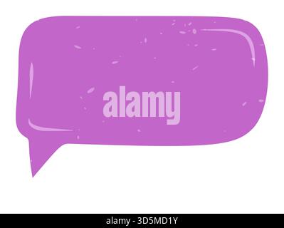 „Organic Grunge Sketchy Speech Bubble“-Aufkleber Stock Vektor