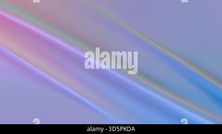 Abstrakter weicher Pastellhintergrund mit verschwommenen Verlaufslinien. 3D-Rendering Stockfoto