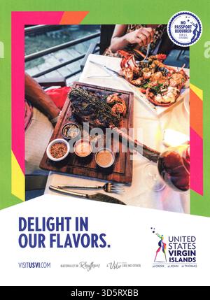 Cooking and Lifestyle Magazine, Ausgabe November 2025, USA Stockfoto