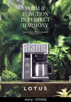 Cooking and Lifestyle Magazine, Ausgabe November 2025, USA Stockfoto