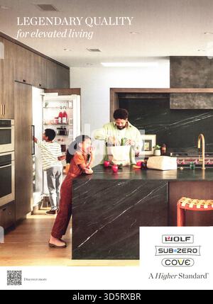 Cooking and Lifestyle Magazine, Ausgabe November 2025, USA Stockfoto