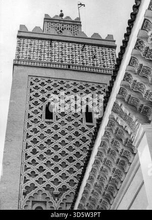 Eine Moschee in Marrakesch, Marokko Stockfoto