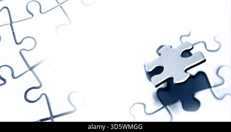 Letzte Stück Puzzles Stockfoto