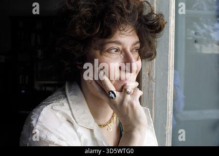 Porträt von Maria Stepanova 05/09/2025 ©Basso Cannarsa/opale.Photo Stockfoto