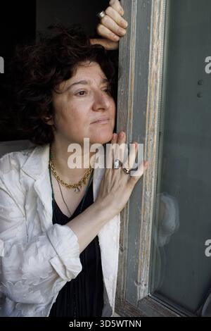 Porträt von Maria Stepanova 05/09/2025 ©Basso Cannarsa/opale.Photo Stockfoto