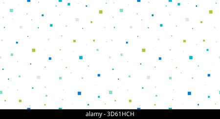 Abstraktes Quadratisches Nahtloses Muster. Quadratischer Hintergrundvektor Stock Vektor