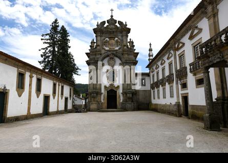 Mateus-Palast (Barock, 18. Jahrhundert). Kapelle. Mateus Freguesia, Vila Real Bezirk, Portugal. Stockfoto
