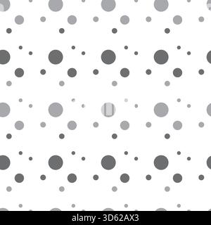 Nahtloses Punktmuster. Hintergrund mit Punktmuster Stock Vektor